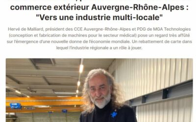 Interview with Hervé de Malliard in the Newspaper “Le Tout Lyon” on 14/10/2021