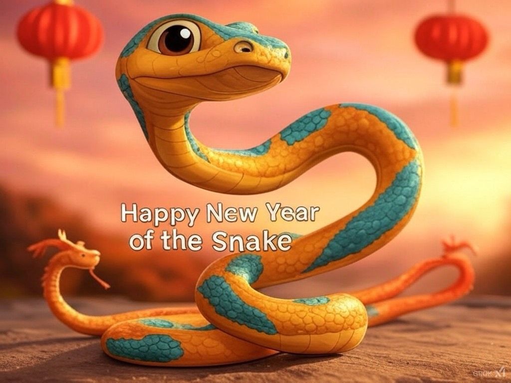 Happy New Year from the Wood Snake Happy New Year from the Wood Snake