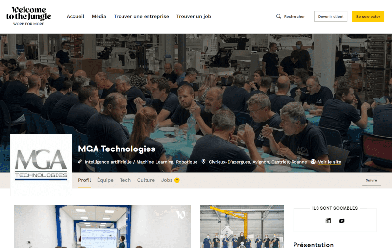 capture-wttj-ga MGA Technologies recrute - Espace recrutement